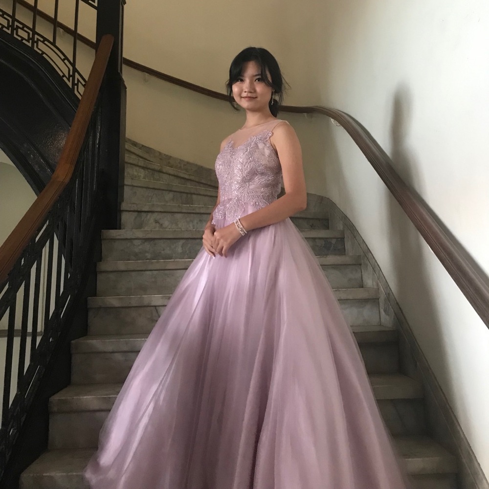 LILAC PURPLE PROM DRESS (left)
